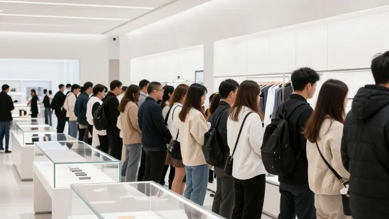 Illustration for: Apple's foldable iPhone Duo depletes store shelves in hours