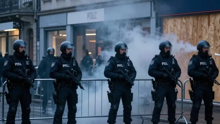 Illustration for: France Detains 135 in Second Weekend of Cost-of-Living Protests