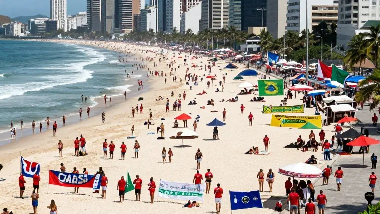 Illustration for: Lula and Bolsonaro Rally Final-Day Crowds Before Brazilian Runoff