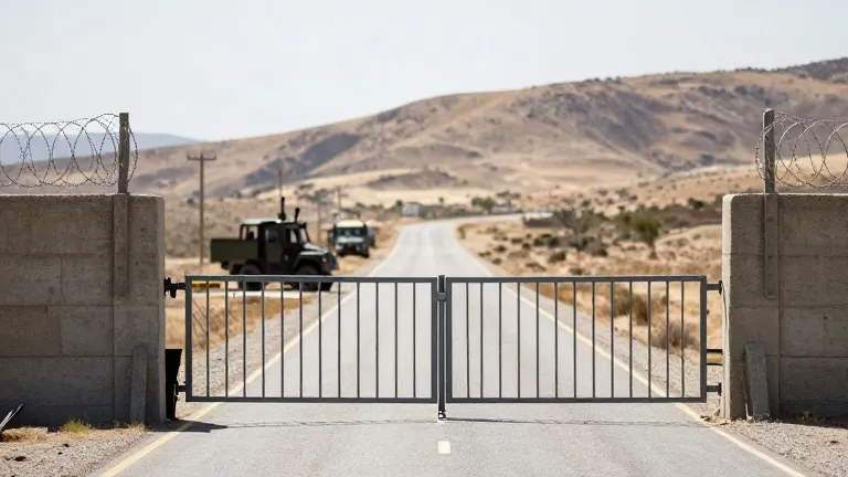 Illustration for: Netanyahu Orders Fourth West Bank Shutdown as Election Looms