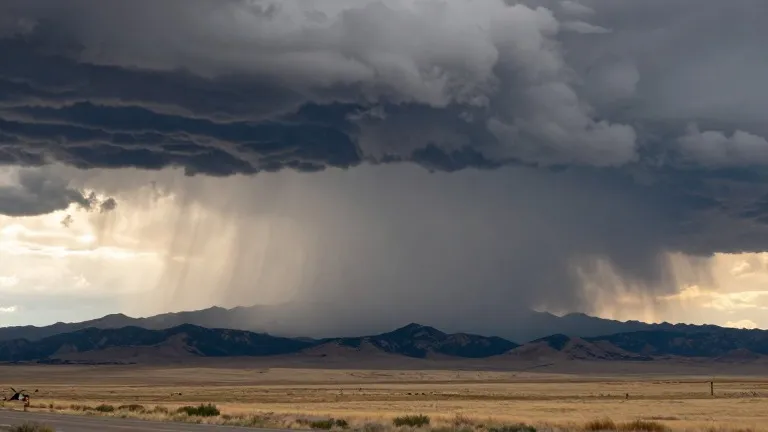 Illustration for: Pueblo Front Brings Rain, 30-Degree Drop