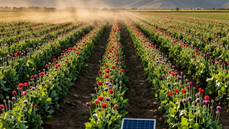 Illustration for: Satellites Map 9,000 Hectares of New Poppies in Balochistan