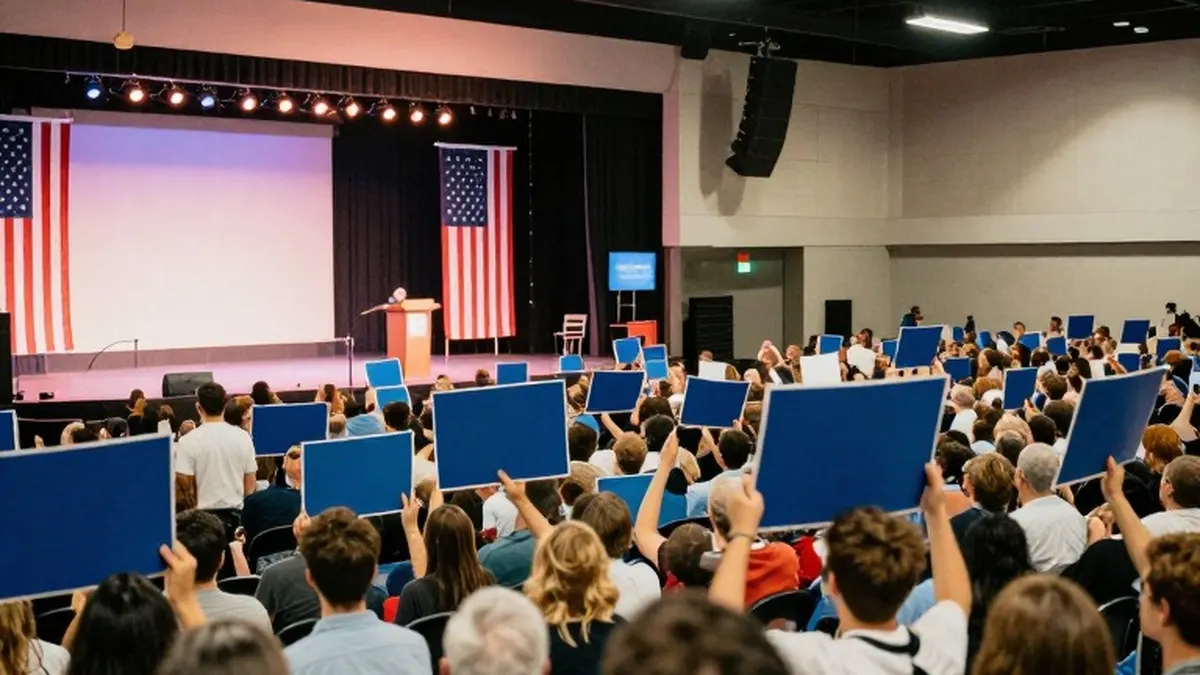 Illustration for: Obama Mocks Trump's White House Makeover and Backs Ossoff at Georgia Rally