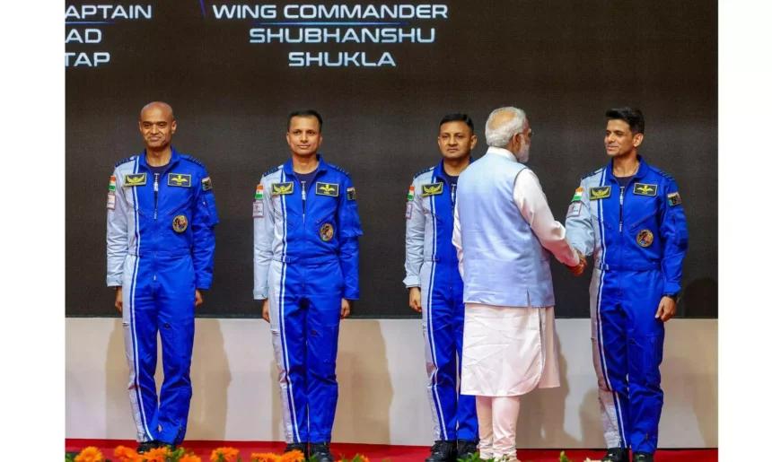 PM Modi Announces 4 Astronauts for Gaganyaan