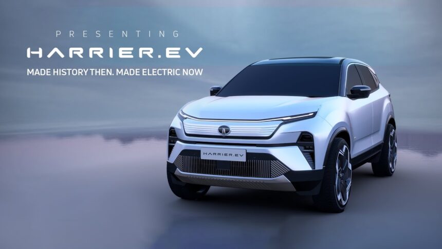 Tata Harrier EV is expected to launch in India